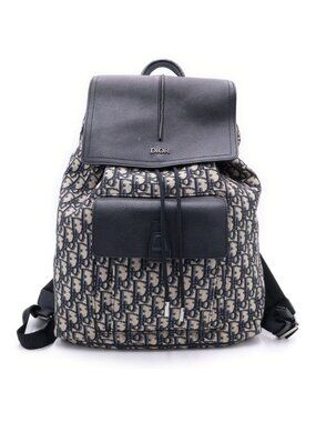 Dior Oblique Motion Backpack Navy Black
